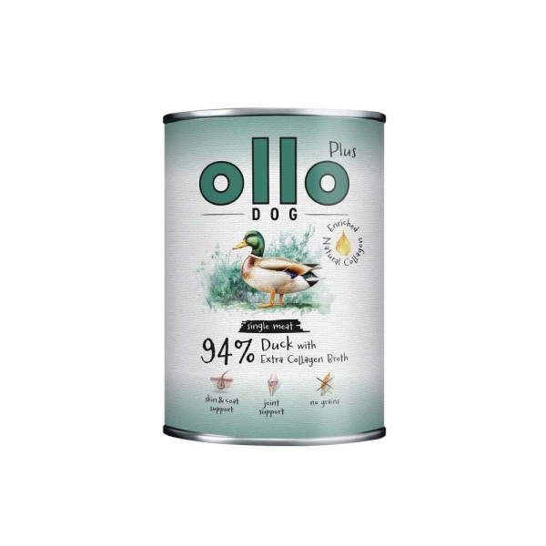 OLLO plus KOLAGEN dla psa z kaczką 400g