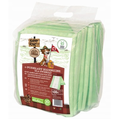 Podkłady higieniczne o zapachu trawy  45x60cm /10szt  BARRY KING