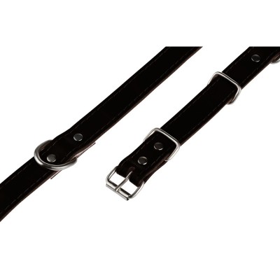 Obroża skórzana classic 16-45 brąz CHABA