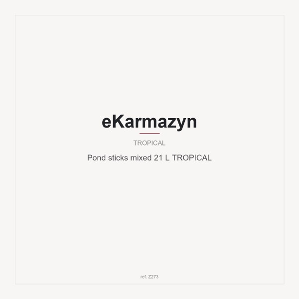 Pond sticks mixed 21 L TROPICAL