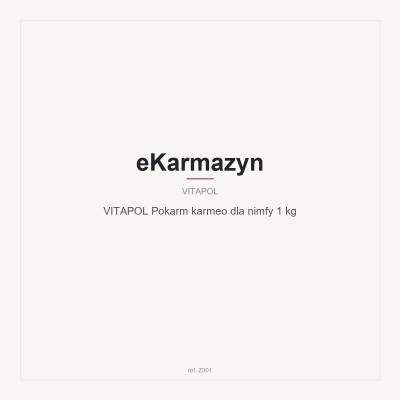 VITAPOL Pokarm karmeo dla nimfy 1 kg