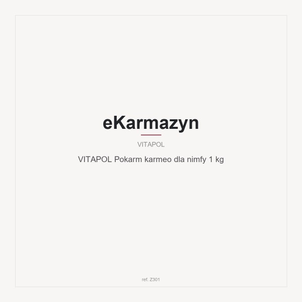 VITAPOL Pokarm karmeo dla nimfy 1 kg