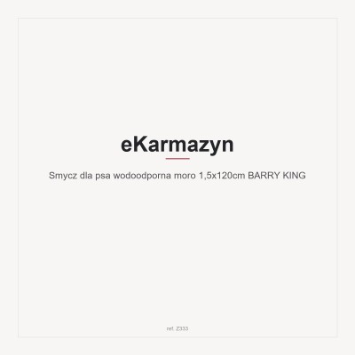 Smycz dla psa wodoodporna moro 1,5x120cm BARRY KING