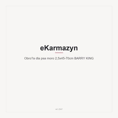 Obroża dla psa moro 2,5x45-70cm BARRY KING