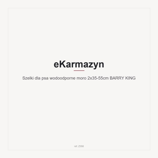 Szelki dla psa wodoodporne moro 2x35-55cm BARRY KING