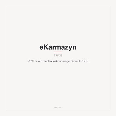 Połówki orzecha kokosowego 8 cm TRIXIE