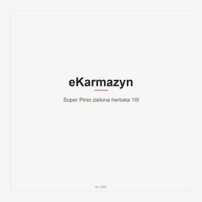 Super Pinio zielona herbata 10l
