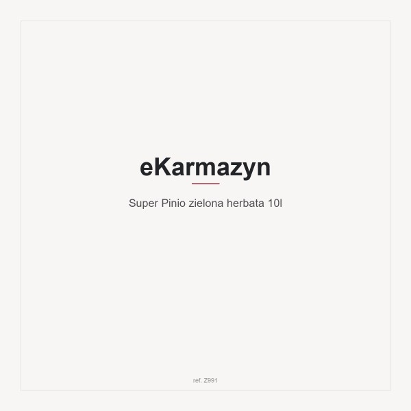 Super Pinio zielona herbata 10l