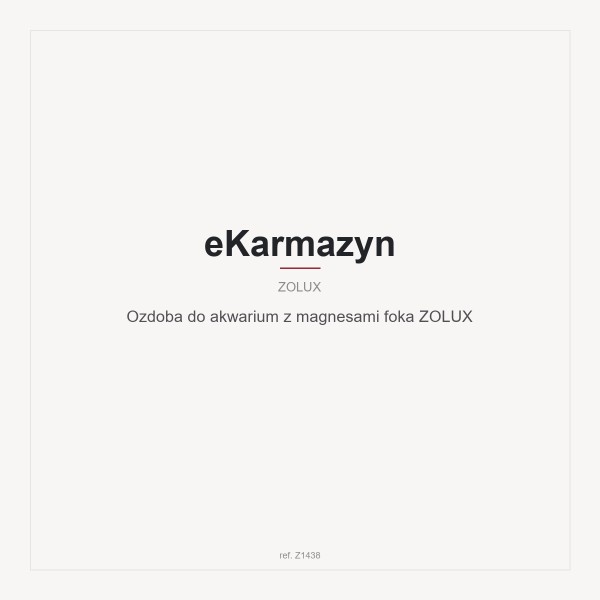 Ozdoba do akwarium z magnesami foka  ZOLUX