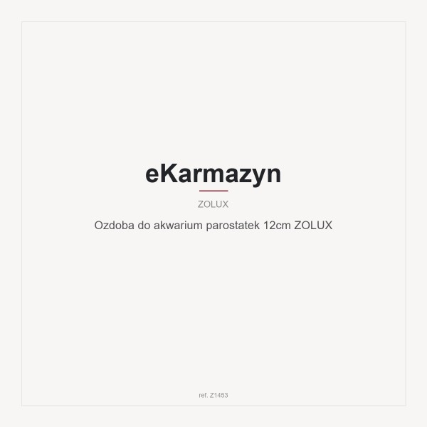 Ozdoba do akwarium parostatek 12cm  ZOLUX