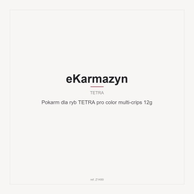 Pokarm dla ryb TETRA pro color multi-crips 12g