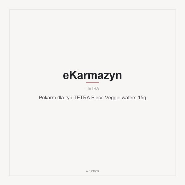 Pokarm dla ryb TETRA Pleco Veggie wafers 15g