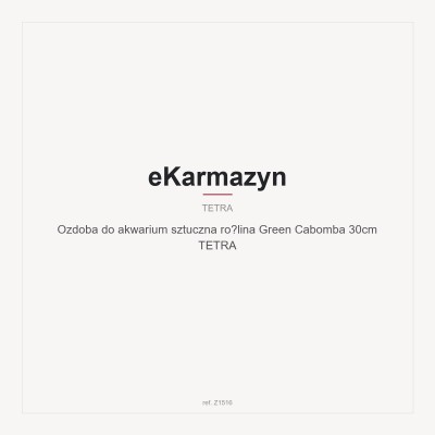 Ozdoba do akwarium sztuczna roślina Green Cabomba 30cm TETRA