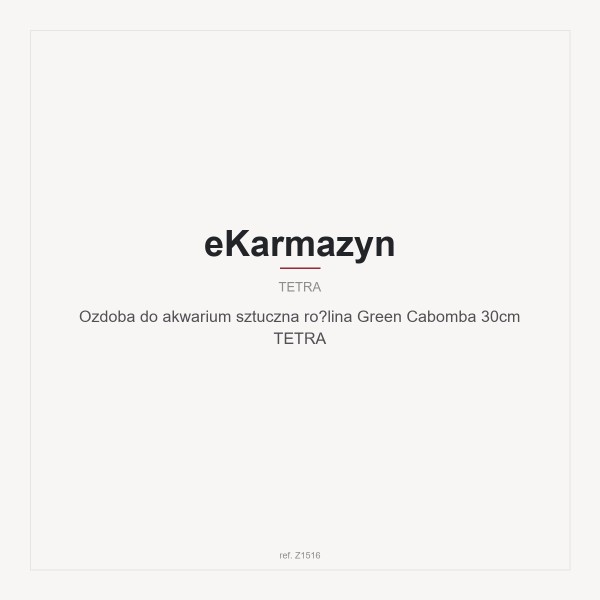 Ozdoba do akwarium sztuczna roślina Green Cabomba 30cm TETRA