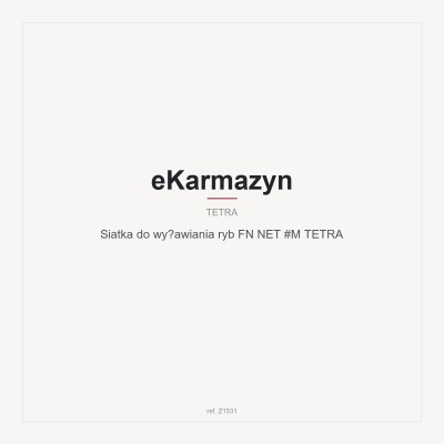 Siatka do wyławiania ryb FN NET #M TETRA