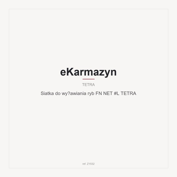 Siatka do wyławiania ryb FN NET #L TETRA