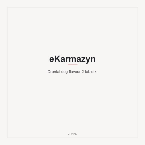 Drontal dog flavour 2 tabletki