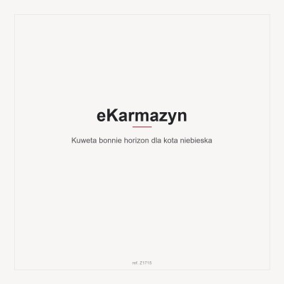 Kuweta bonnie horizon dla kota niebieska