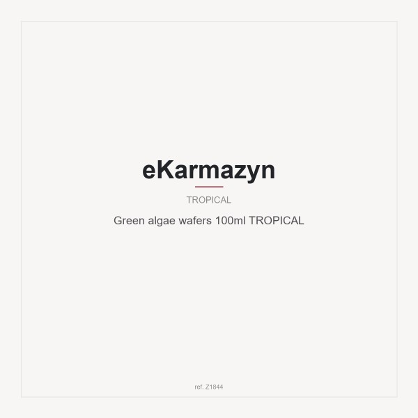 Green algae wafers 100ml TROPICAL