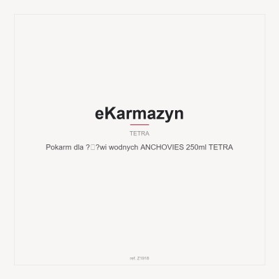 Pokarm dla żółwi wodnych ANCHOVIES 250ml TETRA