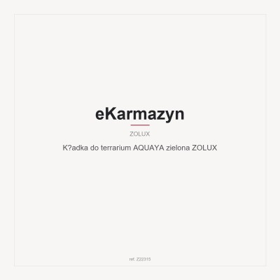 Kładka do terrarium AQUAYA zielona ZOLUX