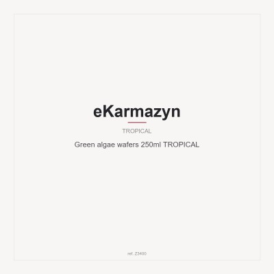 Green algae wafers 250ml TROPICAL