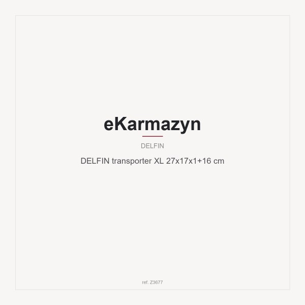 DELFIN transporter XL 27x17x1+16 cm