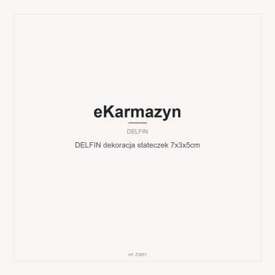 DELFIN dekoracja stateczek 7x3x5cm