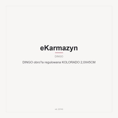 DINGO obroża regulowana KOLORADO 2,0X45CM
