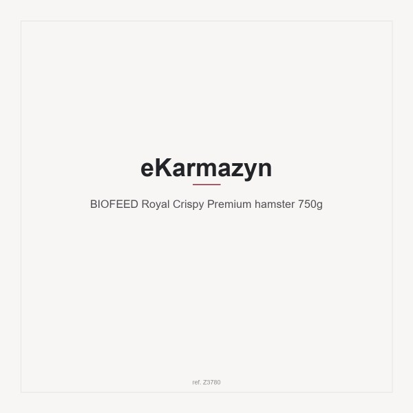 BIOFEED Royal Crispy Premium hamster 750g