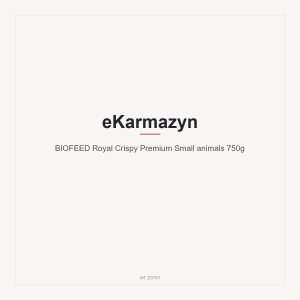BIOFEED Royal Crispy Premium Small animals 750g