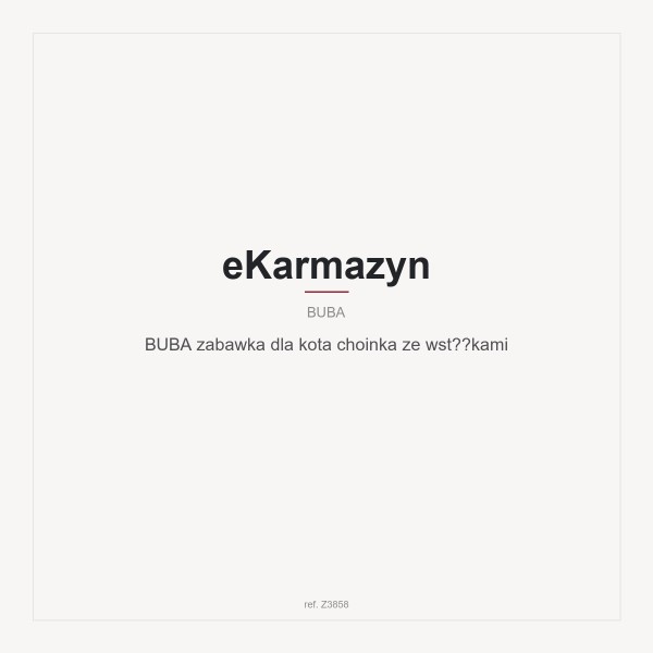 BUBA zabawka dla kota choinka ze wstążkami