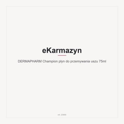 DERMAPHARM Champion plyn do przemywania uszu 75ml