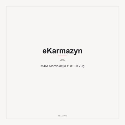 M4M Mordoklejki z królik 70g