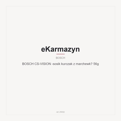 BOSCH CS-VISION -sosik kurczak z marchewką 56g