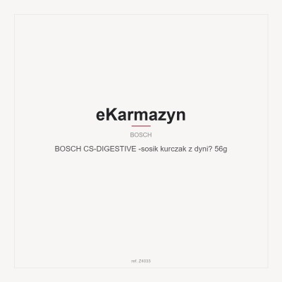 BOSCH CS-DIGESTIVE -sosik kurczak z dynią 56g