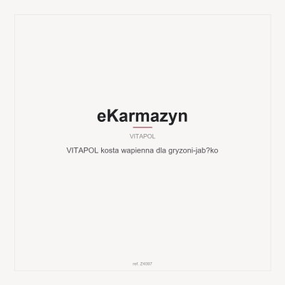 VITAPOL kosta wapienna dla gryzoni-jabłko