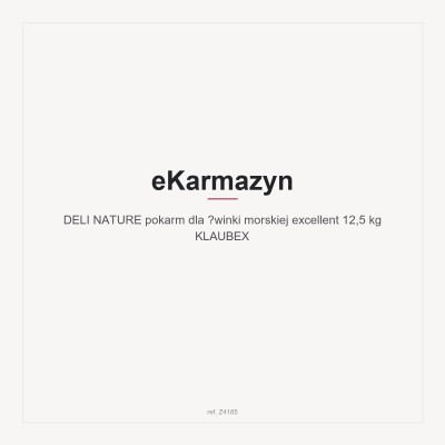DELI NATURE pokarm dla świnki morskiej excellent 12,5 kg KLAUBEX