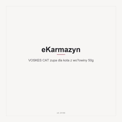 VOSKES CAT zupa dla kota z wołowiny 50g
