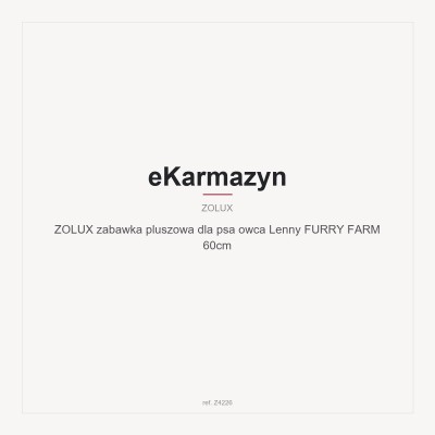 ZOLUX zabawka pluszowa dla psa owca Lenny FURRY FARM 60cm