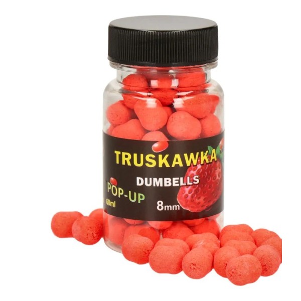 Mc Karp. Truskawka Dumbells Pop Up 8mm/60ml