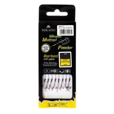 Mikado Przyp. MF Plecionka z Igłą #10/0.12mm/10cm/ 8 szt.