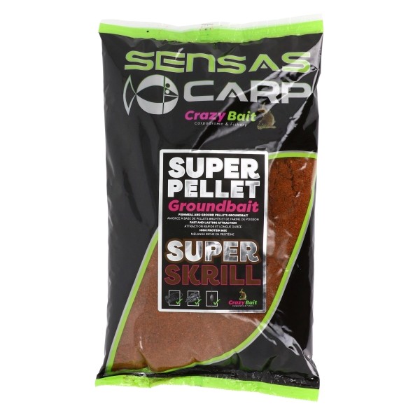 Sensas Zanęta Super Pellet Groundbait Super Krill 1kg