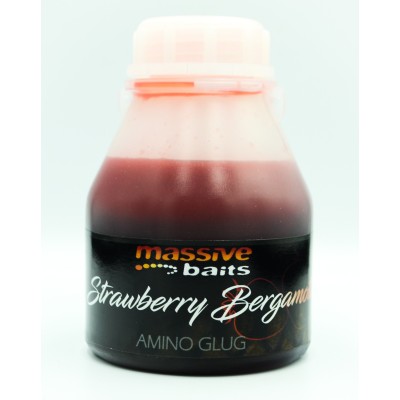 Massive Baits Zalewa Amino Glugs Strawberry Bergamotta 250ml