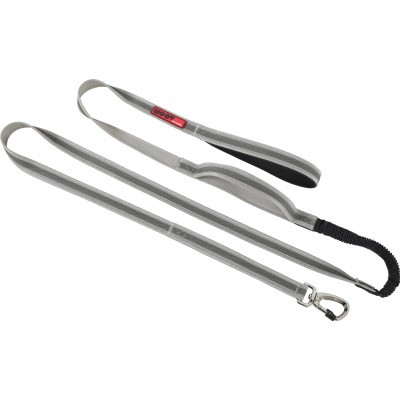 Smycz dla psa z uchwytem MOOV szara ZOLUX