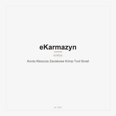 Korda Kleszcze Zaciskowe Krimp Tool Small