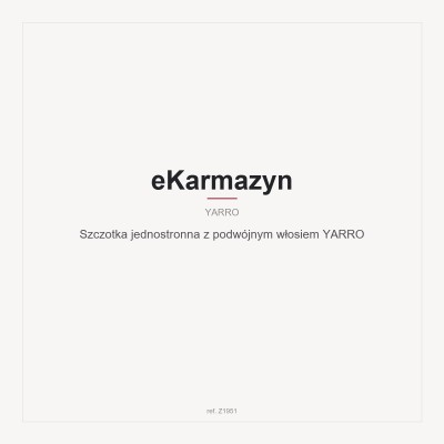 Szczotka jednostronna z podwójnym włosiem YARRO