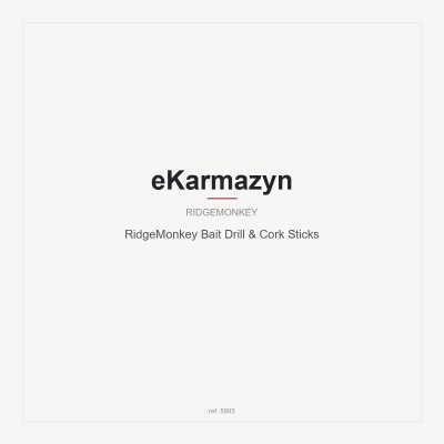 RidgeMonkey Bait Drill & Cork Sticks