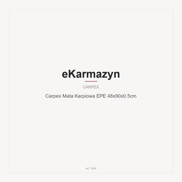 Carpex Mata Karpiowa EPE 48x90x0.5cm