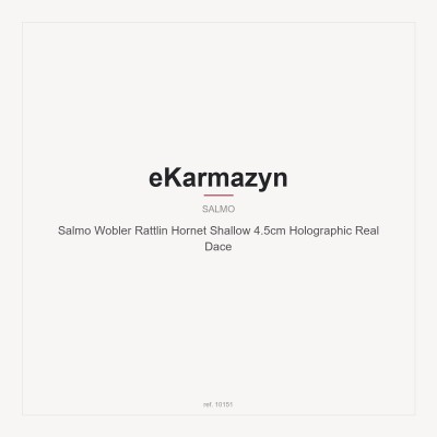 Salmo Wobler Rattlin Hornet Shallow 4.5cm Holographic Real Dace